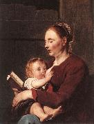 GREBBER, Pieter de Mother and Child sg oil